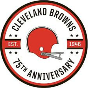 Cleveland Browns 2021 75th anniversary patch
