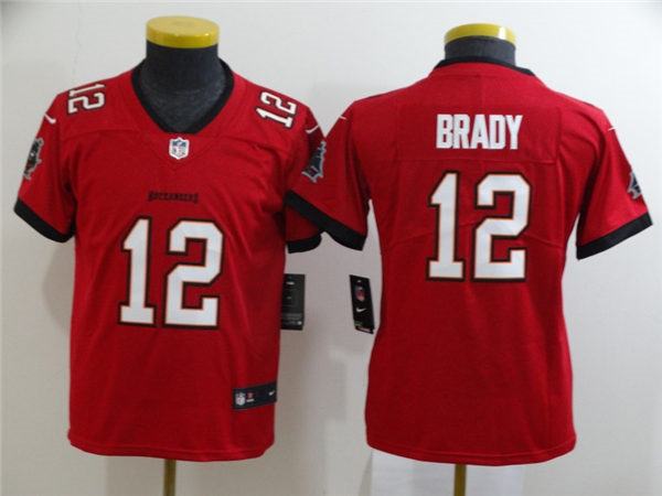 Youth Tampa Bay Buccaneers #12 Tom Brady Nike White Game Jersey