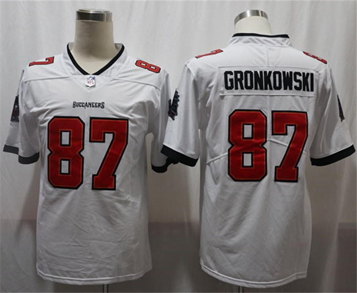 Youth Tampa Bay Buccaneers #87 Rob Gronkowski Nike White Game Jersey