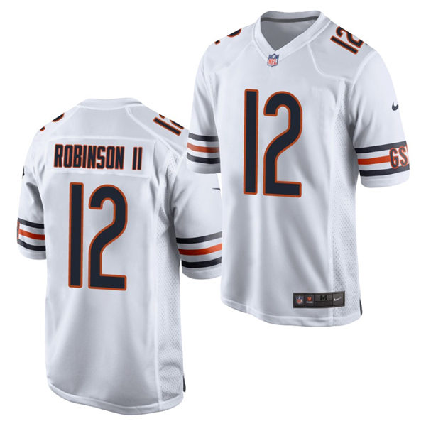 Men's Chicago Bears #12 Allen Robinson II Nike White Vapor Limited Jersey