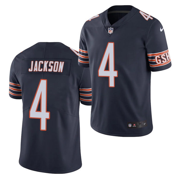 Men's Chicago Bears #4 Eddie Jackson Nike Navy Vapor Limited Jersey