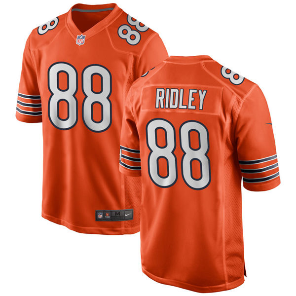 Men's Chicago Bears #88 Riley Ridley  Nike Orange Vapor Limited Jersey