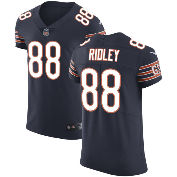 Men's Chicago Bears #88 Riley Ridley  Nike Navy Vapor Limited Jersey