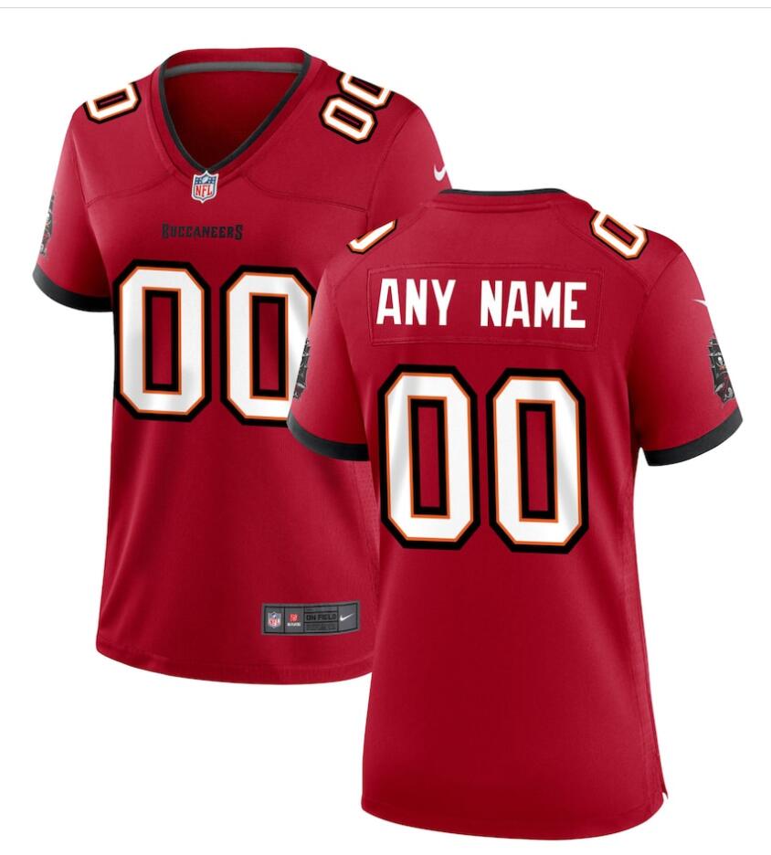 Womens Tampa Bay Buccaneers Custom Nike Red Alternate Vapor Limited Jersey