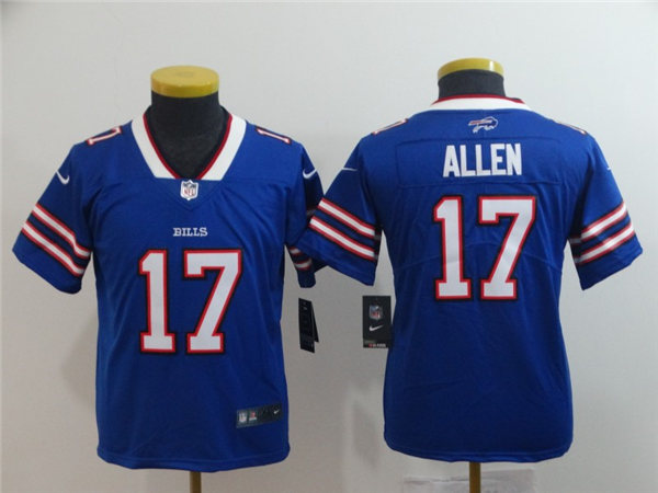 Youth Buffalo Bills #17 Josh Allen Nike Royal Jersey