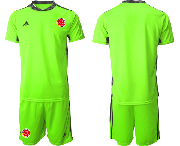 哥伦比亚 Colombia fluorescent green goalkeeper