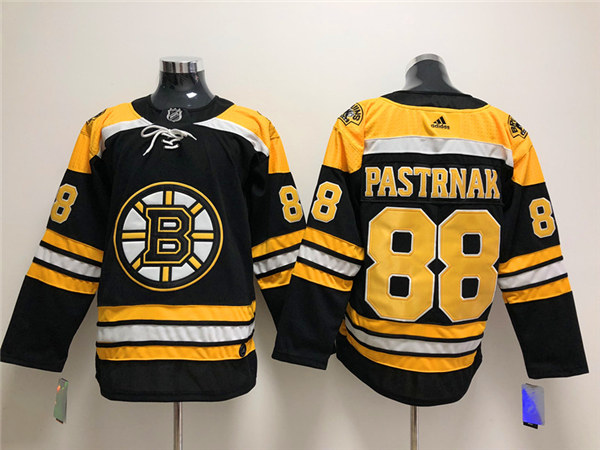 Womens Boston Bruin #88 David Pastrnak  adidas Home Black Jersey