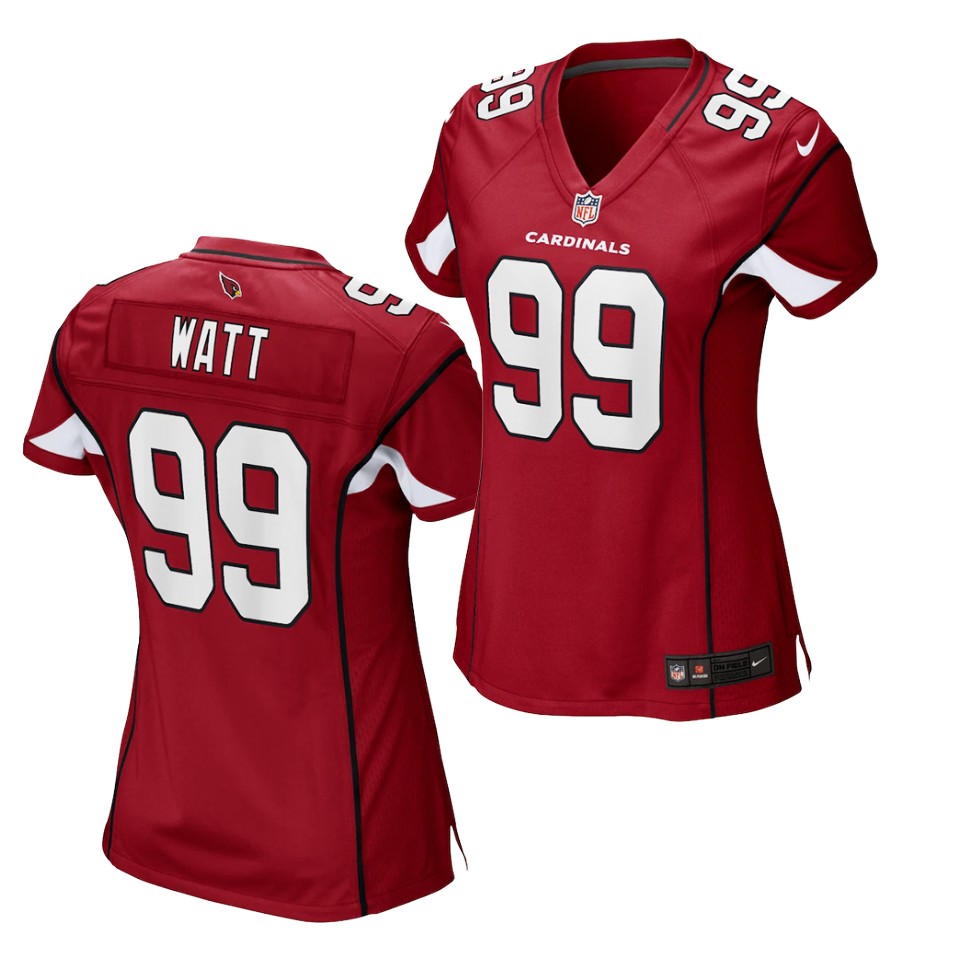 Womens Arizona Cardinals #99 J.J. Watt Nike Cardinal Limited Jersey