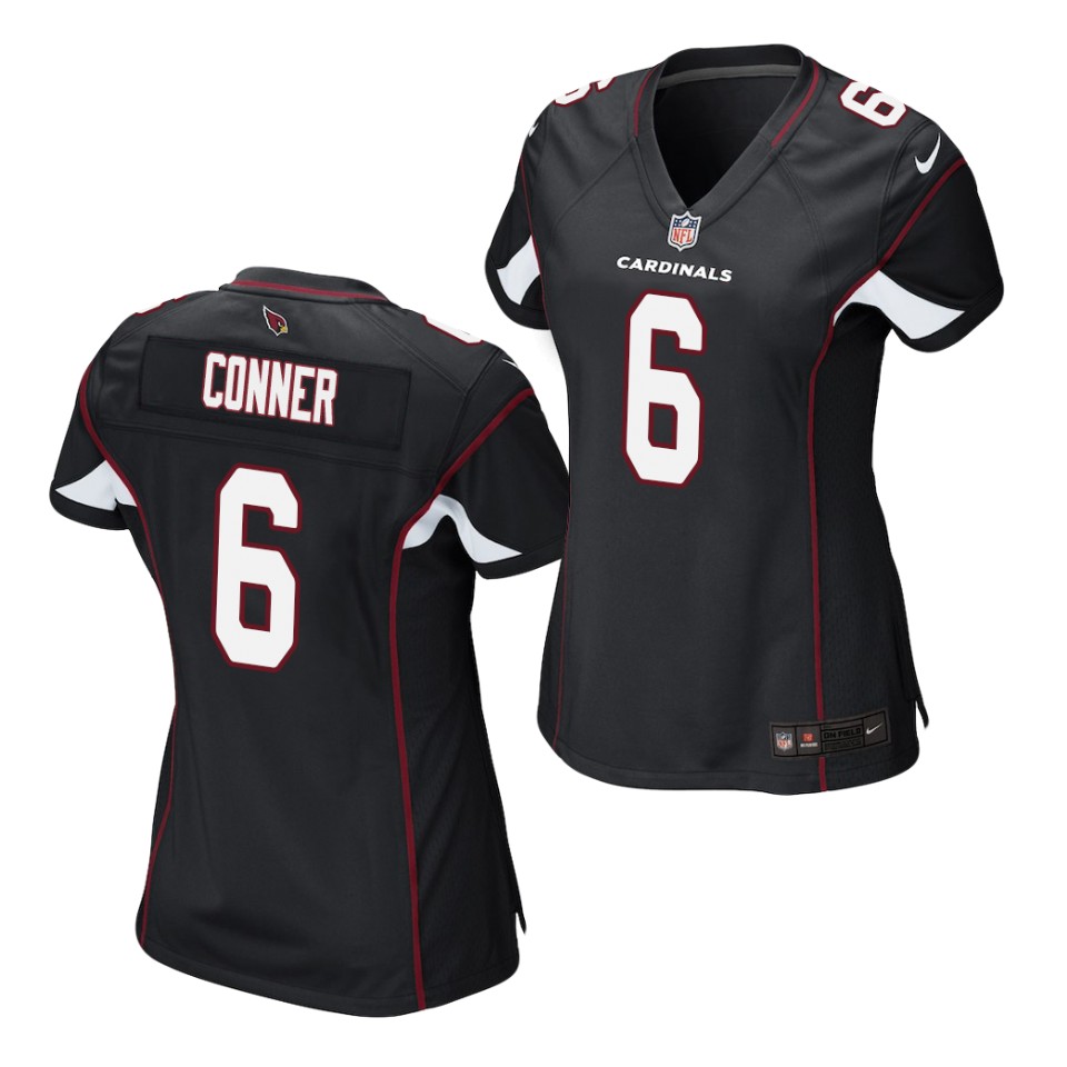 Womens Arizona Cardinals #6 James Conner Nike Black Alternate Limited Jersey