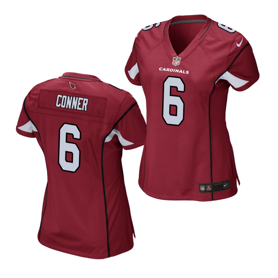 Womens Arizona Cardinals #6 James Conner Nike Cardinal Limited Jersey