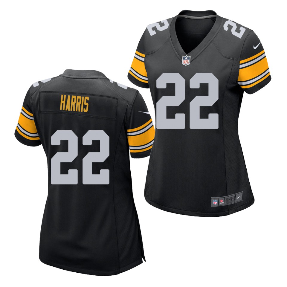 Women's Pittsburgh Steelers #22 Najee Harris Nike Black Limited Jersey