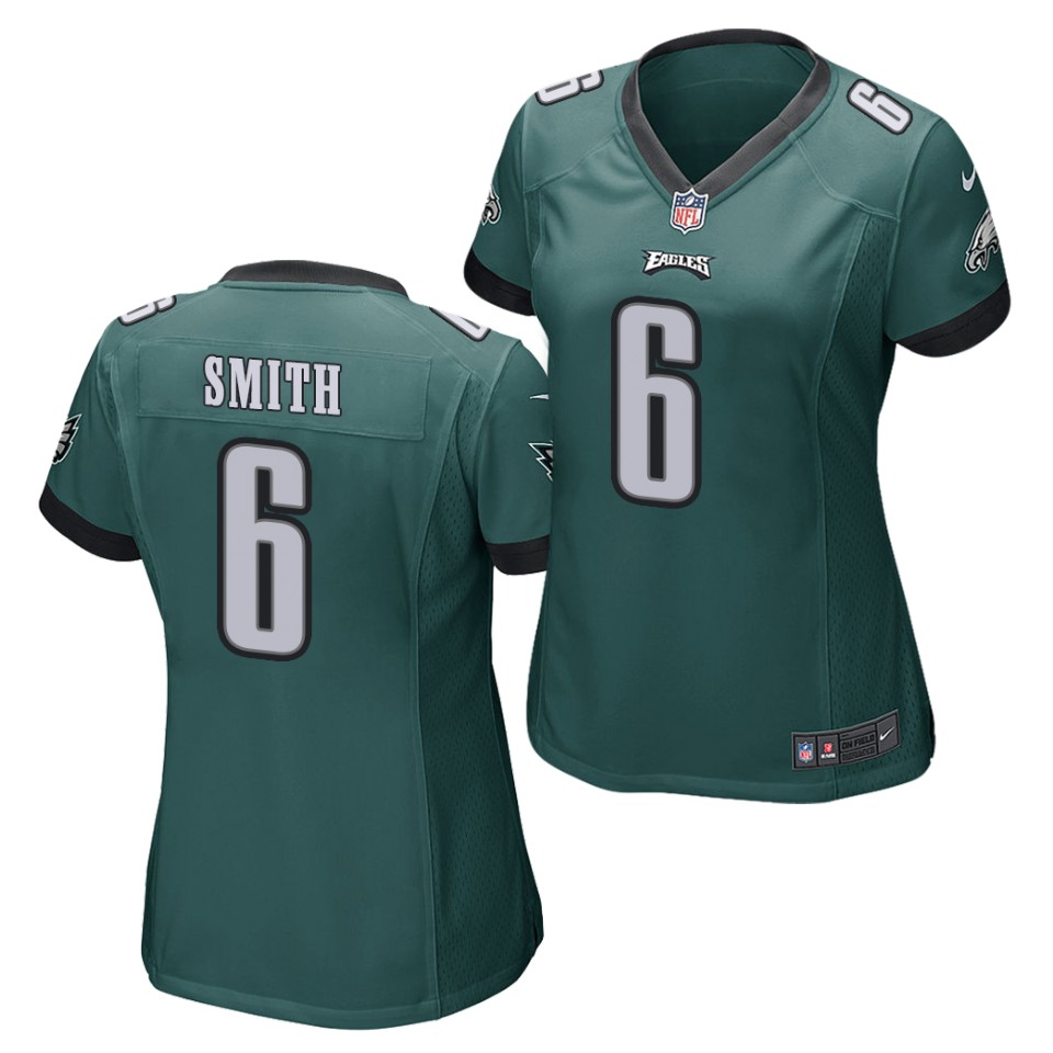 Women's Philadelphia Eagles #6 DeVonta Smith Nike Green Limited Jersey
