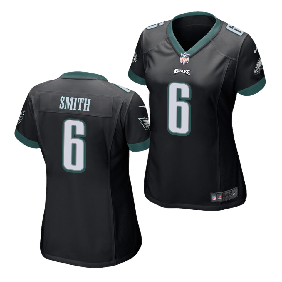 Women's Philadelphia Eagles #6 DeVonta Smith Nike Black Limited Jersey