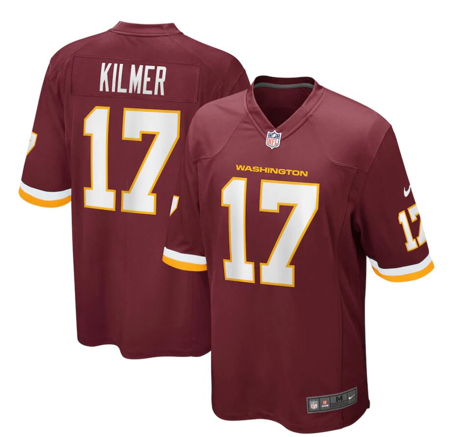 Mens Washington Redskins Retired Player #17 Billy Kilmer Sitched Nike Burgundy Vapor Limited Jersey