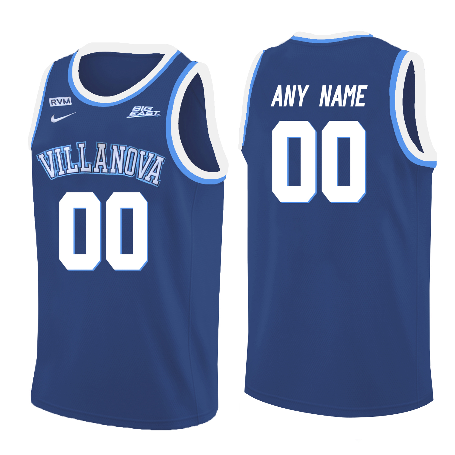 Men's Villanova Wildcats Custom Nike 2018 Royal Basketball Jersey