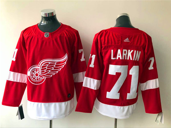 Woemsn Detroit Red Wings #71 Dylan Larkin adidas Red Home NHL Jersey