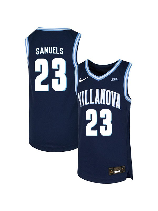 Mens Villanova Wildcats #23 Jermaine Samuels Nike 2018 Navy College Basketball Game Jersey