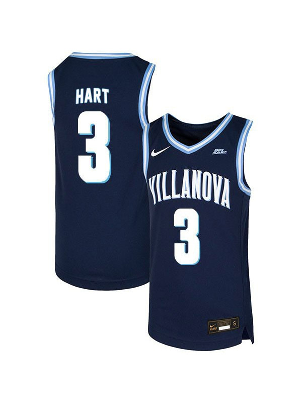 Mens Villanova Wildcats #3 Josh Hart Nike 2018 Navy College Basketball Game Jersey  