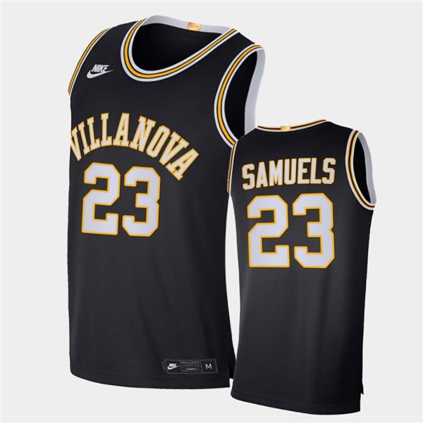 Mens Villanova Wildcats #23 Jermaine Samuels Stitched Nike Navy Retro Basketball Jersey 