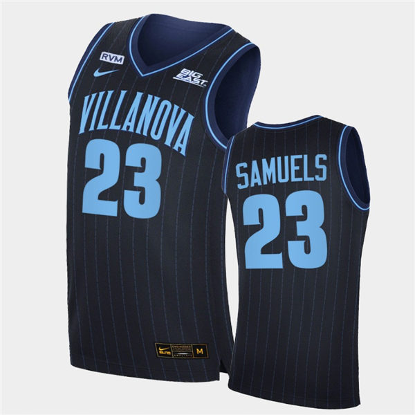 Mens Villanova Wildcats #23 Jermaine Samuels Stitched Nike 2020 Navy College Basketball Jersey