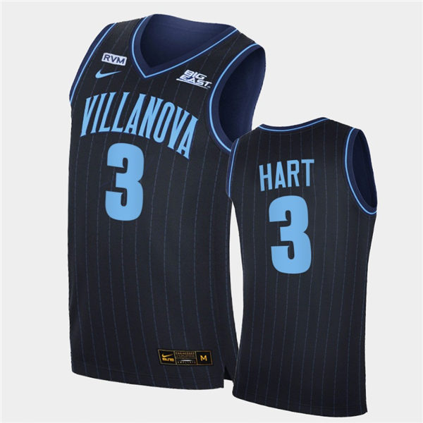 Mens Villanova Wildcats #3 Josh Hart Stitched Nike 2020 Navy College Basketball Jersey