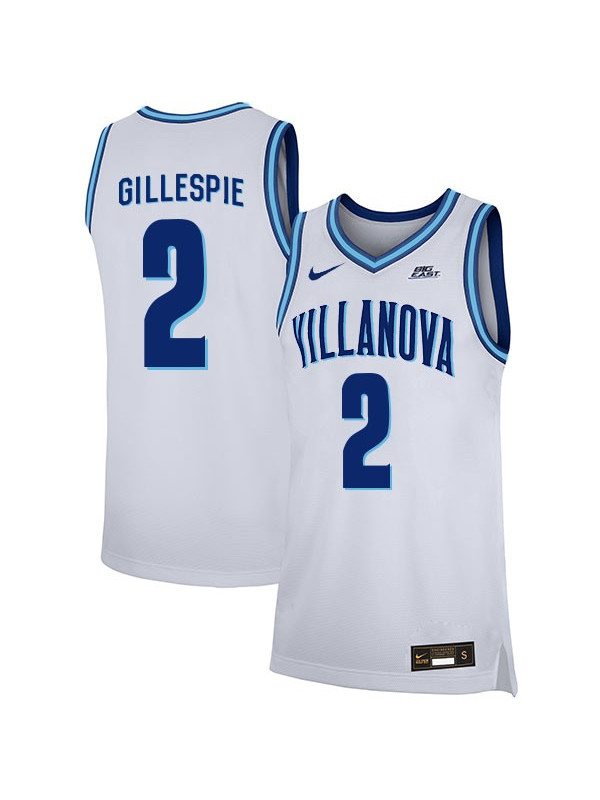 Mens Villanova Wildcats #2 Collin Gillespie Nike 2018 White Basketball Game Jersey