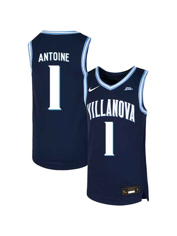 Mens Villanova Wildcats #1 Bryan Antoine Nike 2018 Navy College Basketball Game Jersey