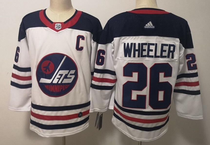 Youth Winnipeg Jets #26 Blake Wheeler White Heritage Jersey