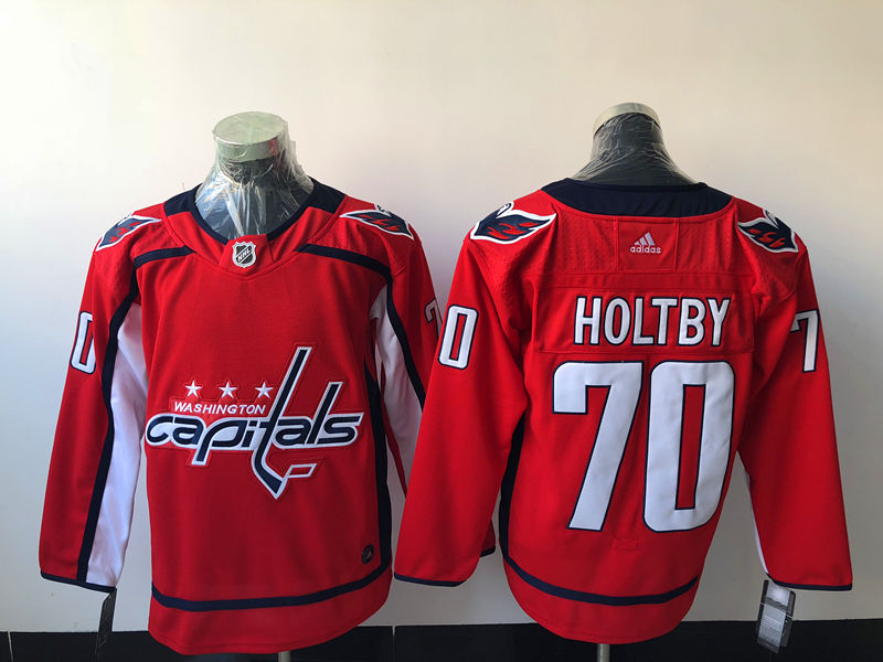 Youth Washington Capitals #70 Braden Holtby Adidas Home Red Jersey