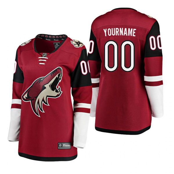 Women's Arizona Coyotes Sitched Adidas Home Maroon Jersey