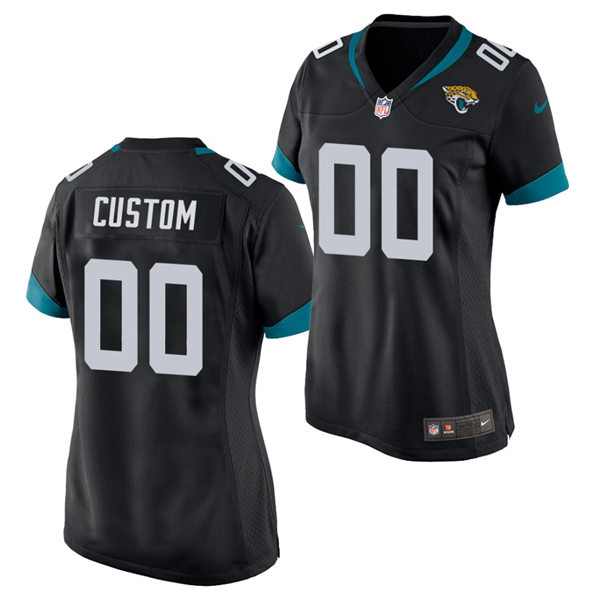 Womens Jacksonville Jaguars Custom Nike Black Vapor Untouchable Limited Jersey