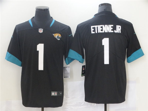 Youth Jacksonville Jaguars #1 Travis Etienne Black Nike Limited Jersey