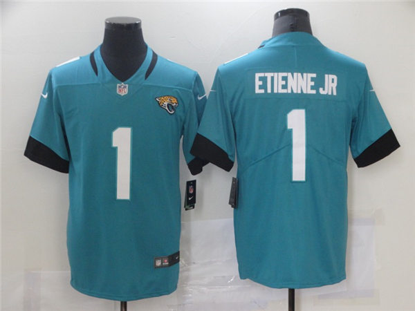 Youth Jacksonville Jaguars #1 Travis Etienne Teal Nike Limited Jersey