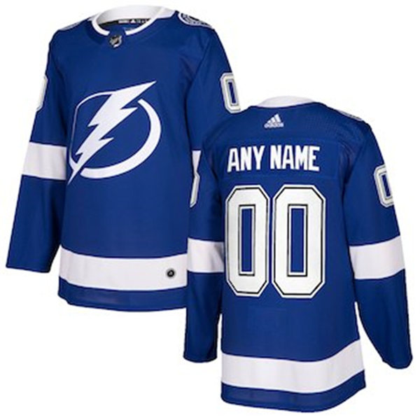 Womens Tampa Bay Lightning Custom adidas Home Blue Jersey