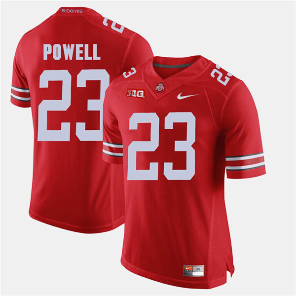 Mens Ohio State Buckeyes #23 Tyvis Powell Nike Scarlet Game Football Jersey