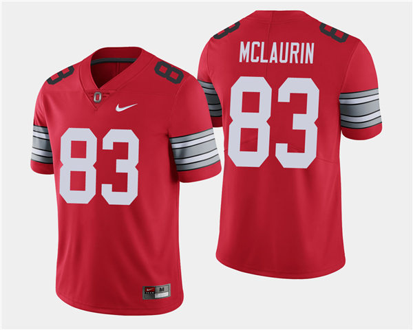 Mens Ohio State Buckeyes #83 Terry McLaurin Nike Scarlet Retro Football Jersey