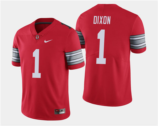 Mens Ohio State Buckeyes #1 Johnnie Dixon Nike Scarlet Retro Football Jersey