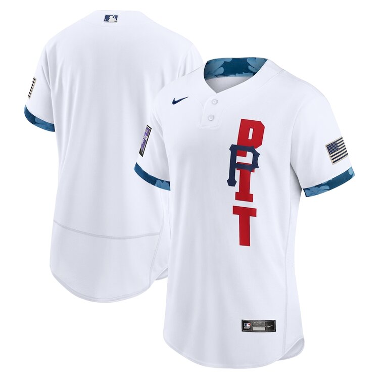 Mens Pittsburgh Pirates Stitched Nike White 2021 MLB All-Star Game National League Jersey