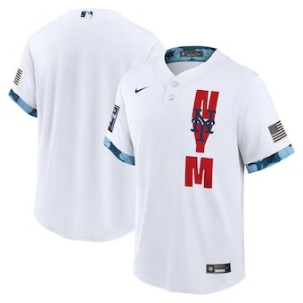Mens New York Mets Stitched Nike White 2021 MLB All-Star Game National League Jersey