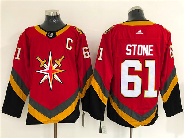 Womens Vegas Golden Knights #61 Mark Stone Adidas 2021 Red Reverse Retro Special Edition Jersey