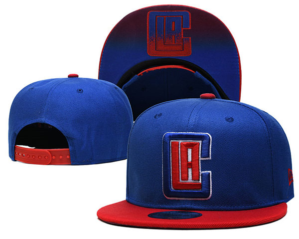 NBA Los Angeles Clipper Blue Red Snapback Adjustable Hat 