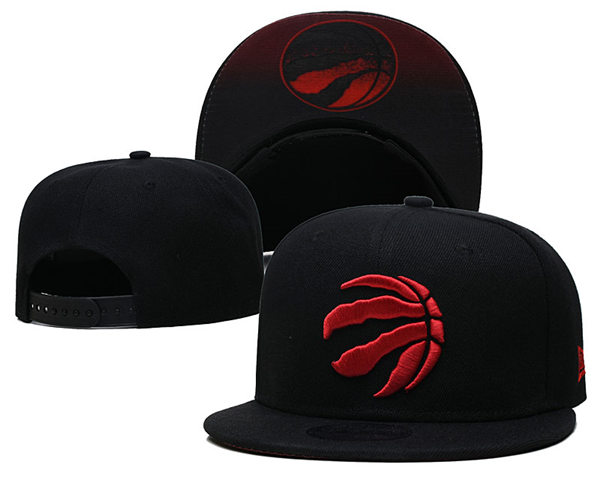 NBA Toronto Raptors Black Snapback Adjustable Hat 