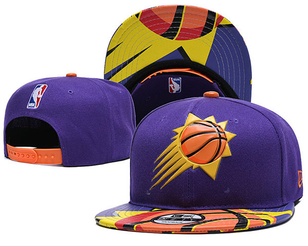 NBA Phoenix Suns Purple embroidered Snapback Cap