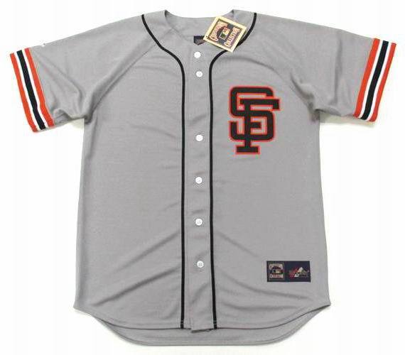 Mens San Francisco Giants #18 DUANE KUIPER Grey SF 1984 Majestic Cooperstown Away Baseball Jersey