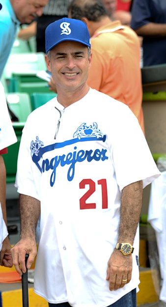 Mens Cangrejeros de Santurce #21 Roberto Clemente White Cangrejeros On front baseball Jersey