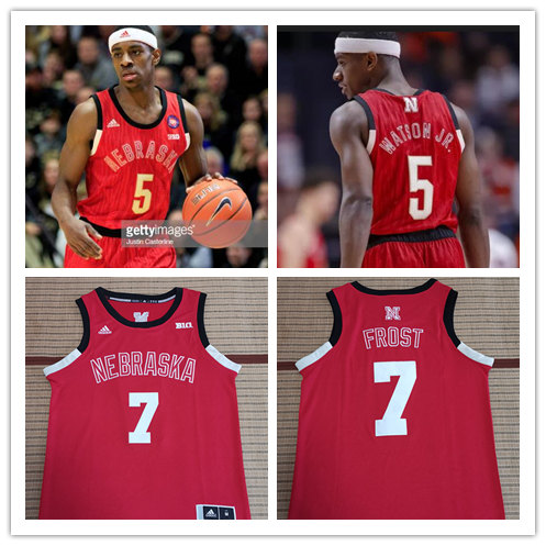 Mens Nebraska Huskers Custom 2019 Scarlet Limited Adidas College Basketball Swingman Jersey 