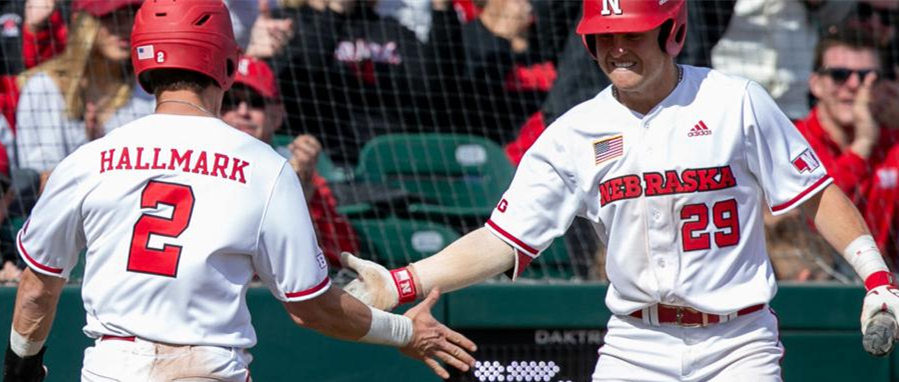 Mens Nebraska Huskers Custom White 2018 Adidas College Baseball Jersey