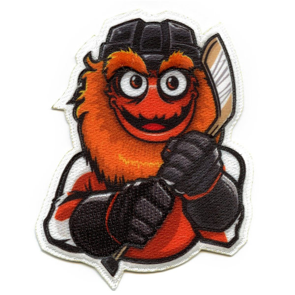 Philadelphia Flyers Orange Creature Mascot Parody Embroidery Patch