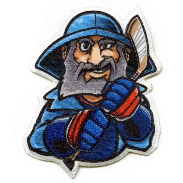 New York Islanders Raincoat Man Mascot Parody Embroidery Patch