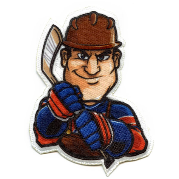 Edmonton Oilers Miner Mascot Parody Embroidery Patch
